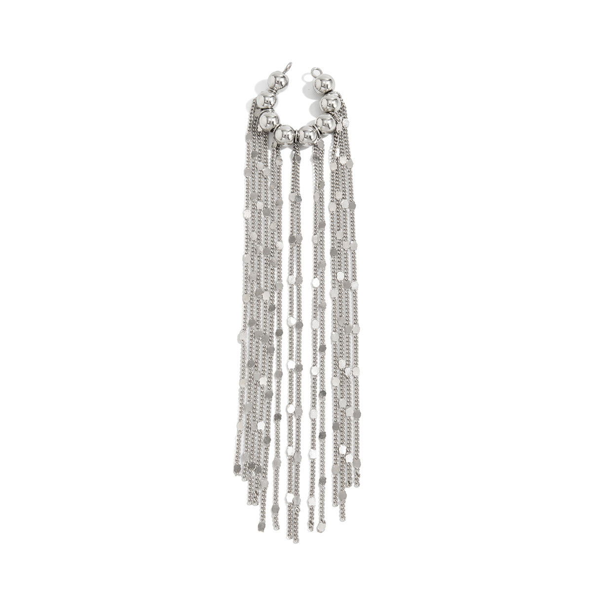 Wafer Tassel Clip Exaggerated Personalized Long Ear Buckle