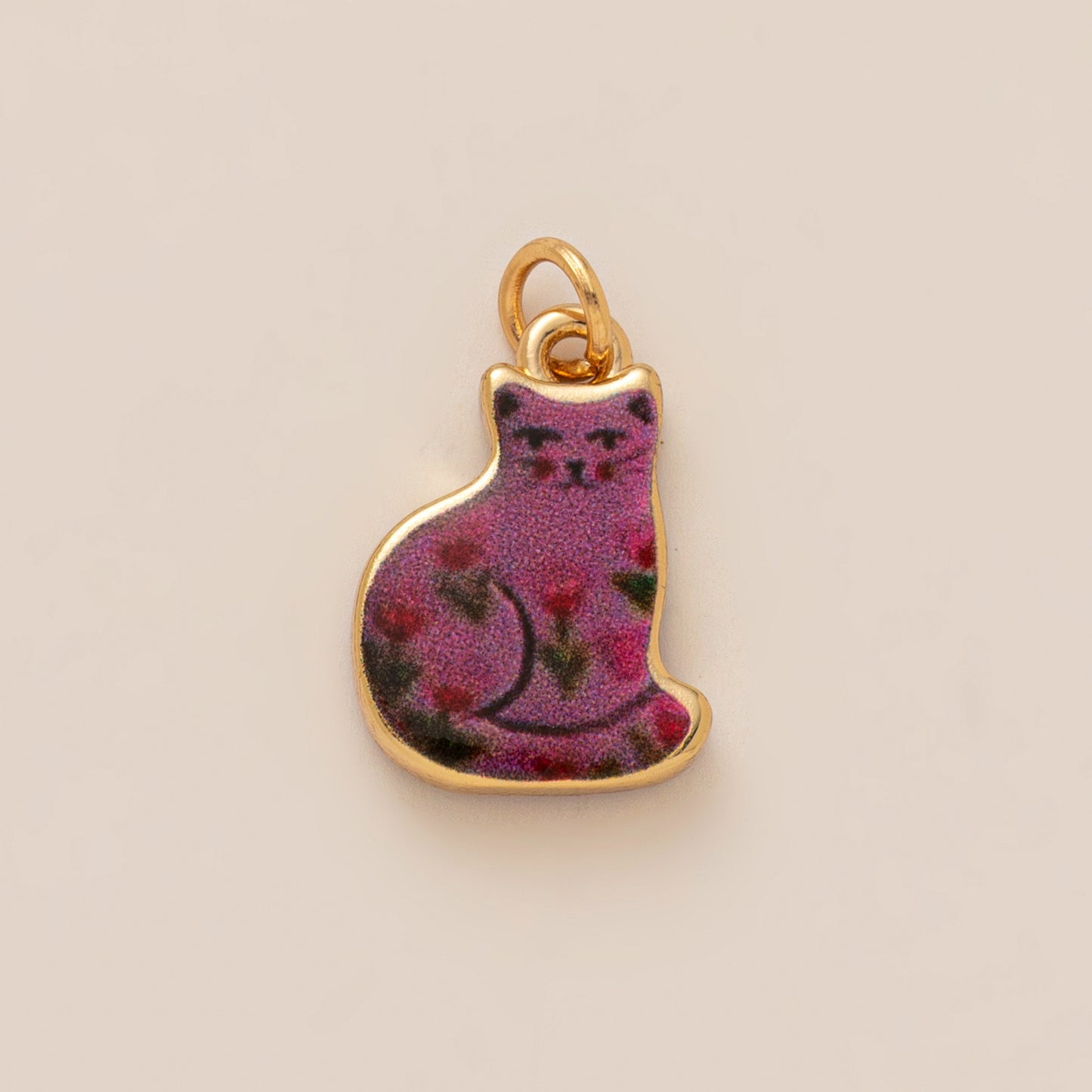 Color Plated Dopamine Copper Cat Fashion Necklace