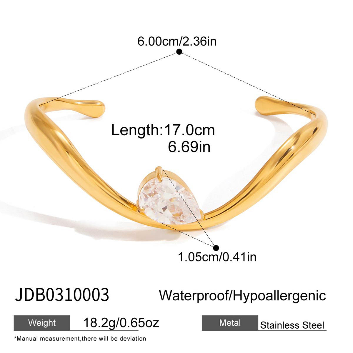 Ding Titanium Steel Zircon For Stainless Bracelet