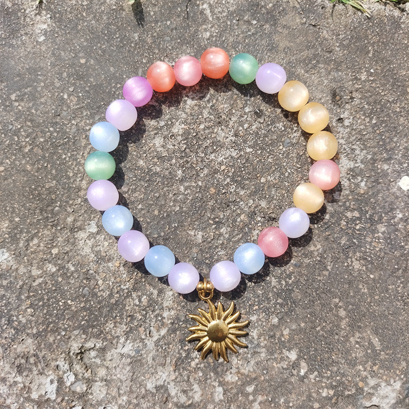 Changing Colorful Summer Dopamine Beach Vacation Bracelet