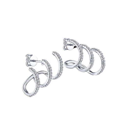 Shi Arc Line High-grade Light Luxury Refined Personalized Earrings