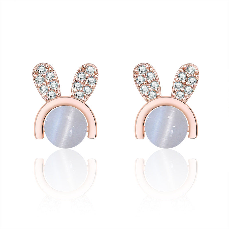 Boucles d'oreilles polyvalentes en pierre opale pour femmes, bijoux