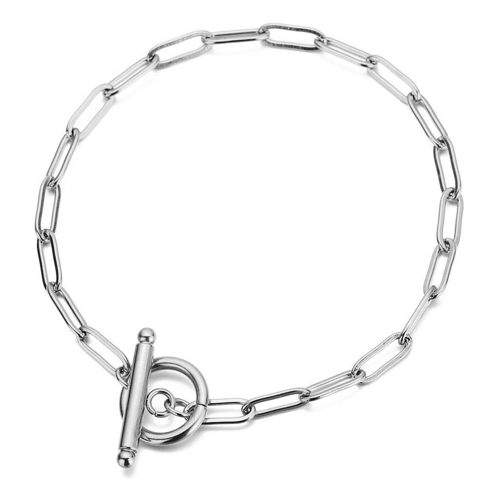Hip Hop Fashion Punk Stainless Steel Jewelry Set