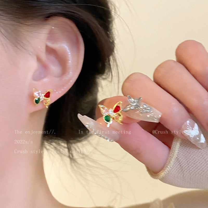 Women's Zircon For Summer Fashion Fairy Temperamental Exquisite Earrings