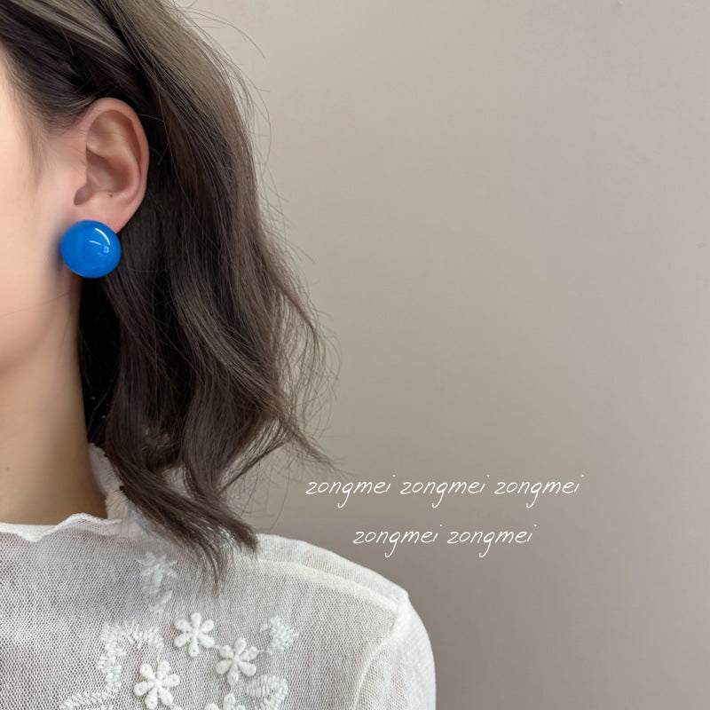 Small Size Round Beads Special Interest Simple Ear Clip