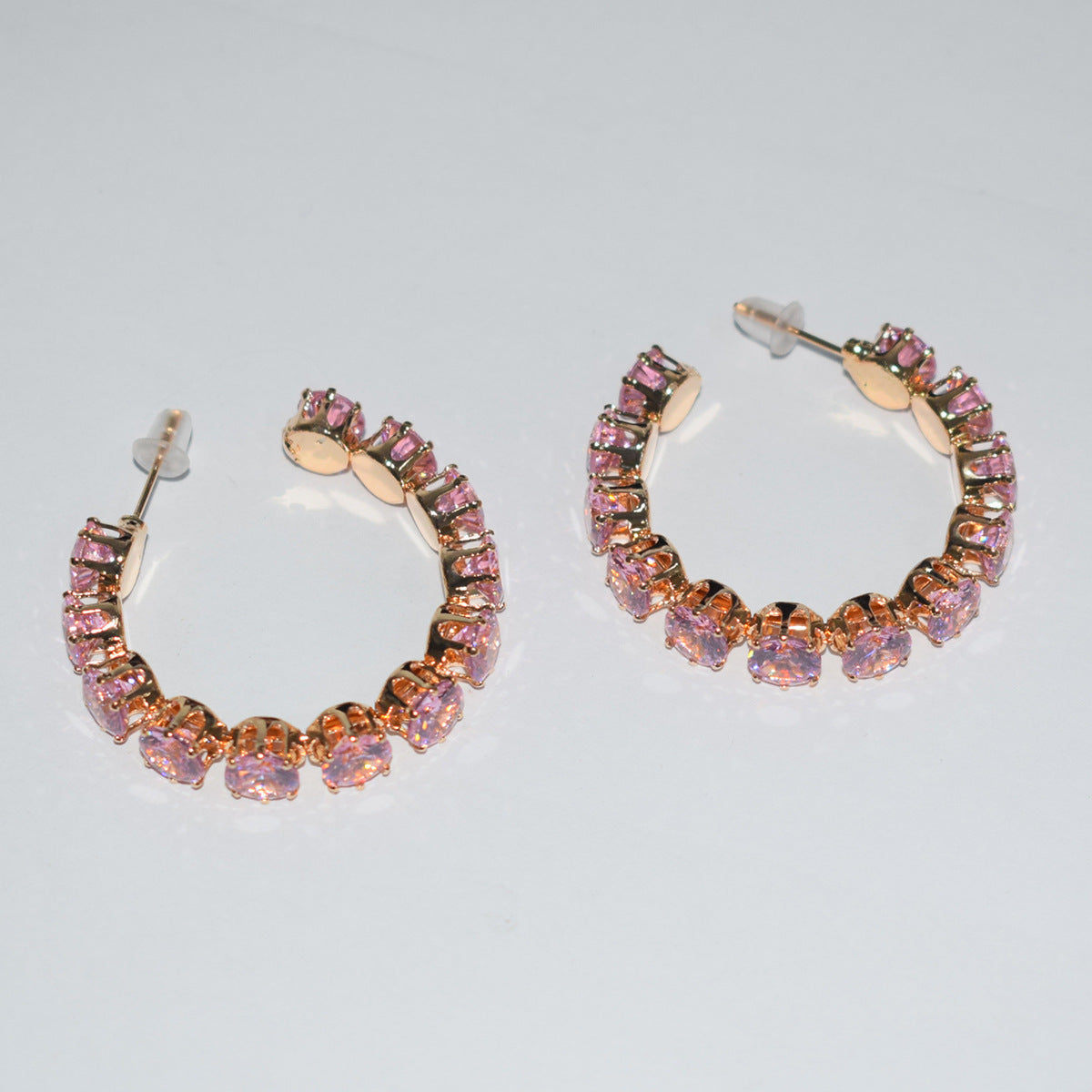 Women's Luxury Zircon Collar Ear Three-piece Horse Eye Fashion Jewelry Set