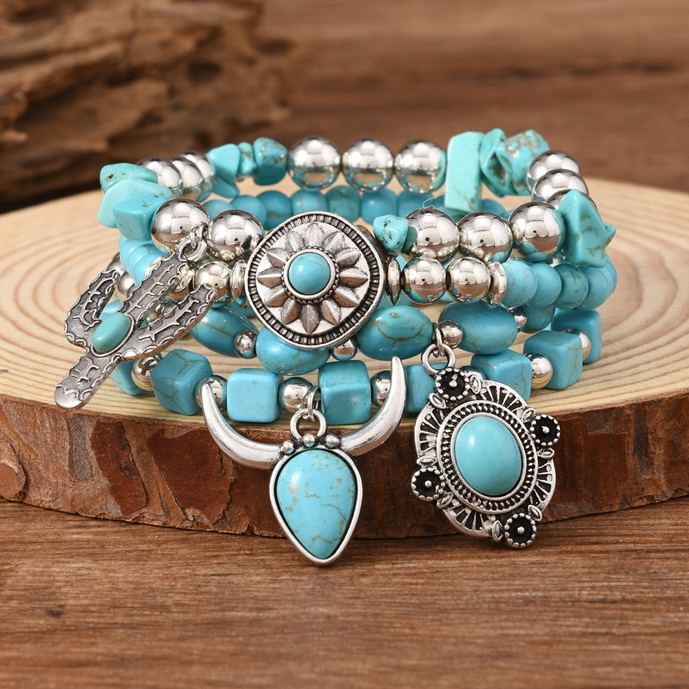 Natural Stone Crystal Personality Fashion Commuter Bracelets