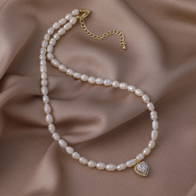 Pearl French Baroque Versatile Irregular Niche Design Simple Necklaces