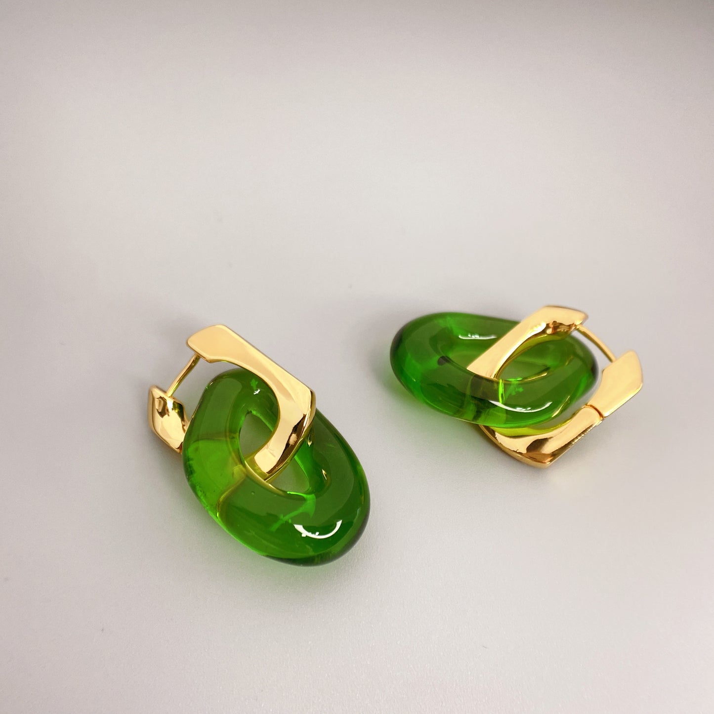 Fashion Detachable Personalized Female Irregular With Colored Earrings