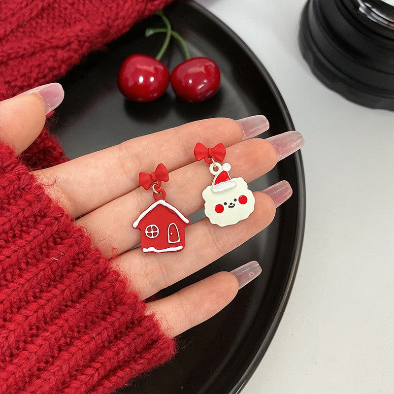 Series Cartoon Cute Holiday Design Exquisite Earrings