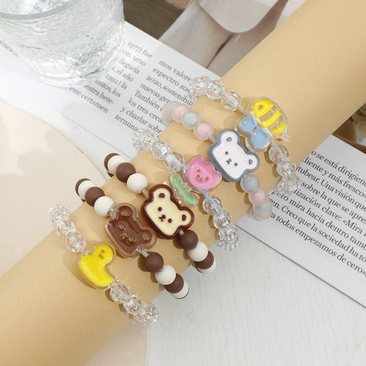 Bande mignonne pour cravate à haute élasticité, bracelets