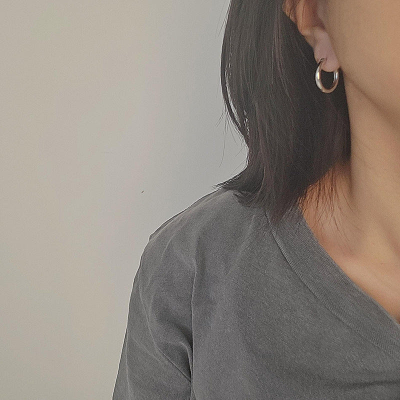 Women's Korean Cool Style Personalized Ear Clip Earrings