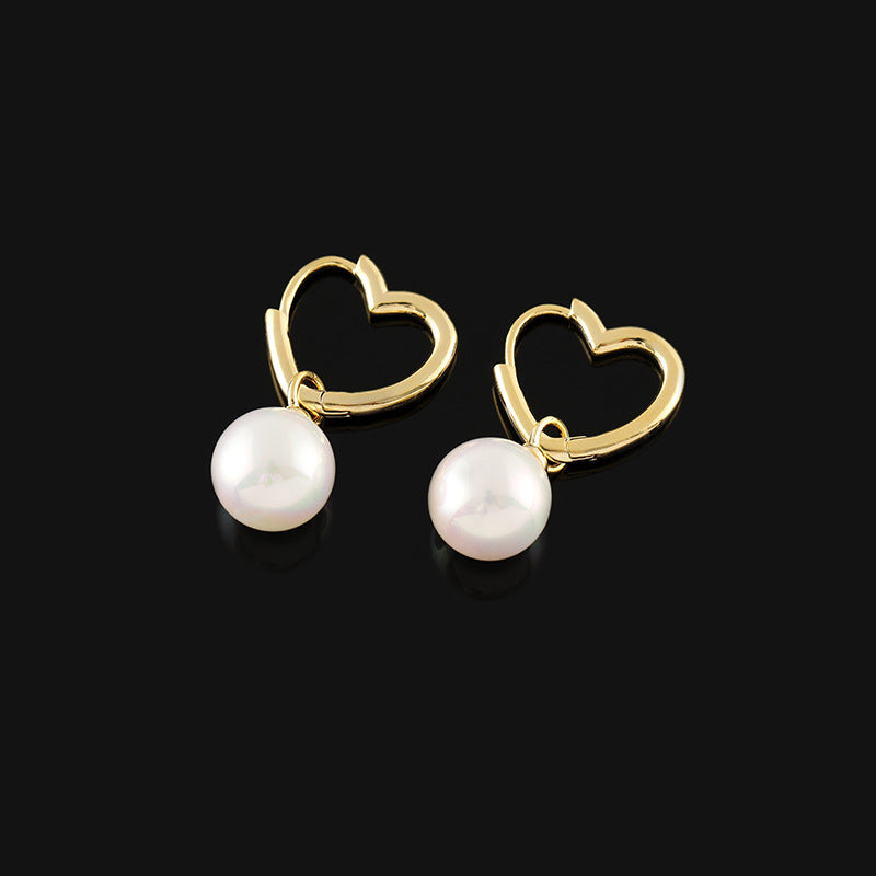 Love Pearl Exquisite Heart-shaped One-piece Mosquito Rings