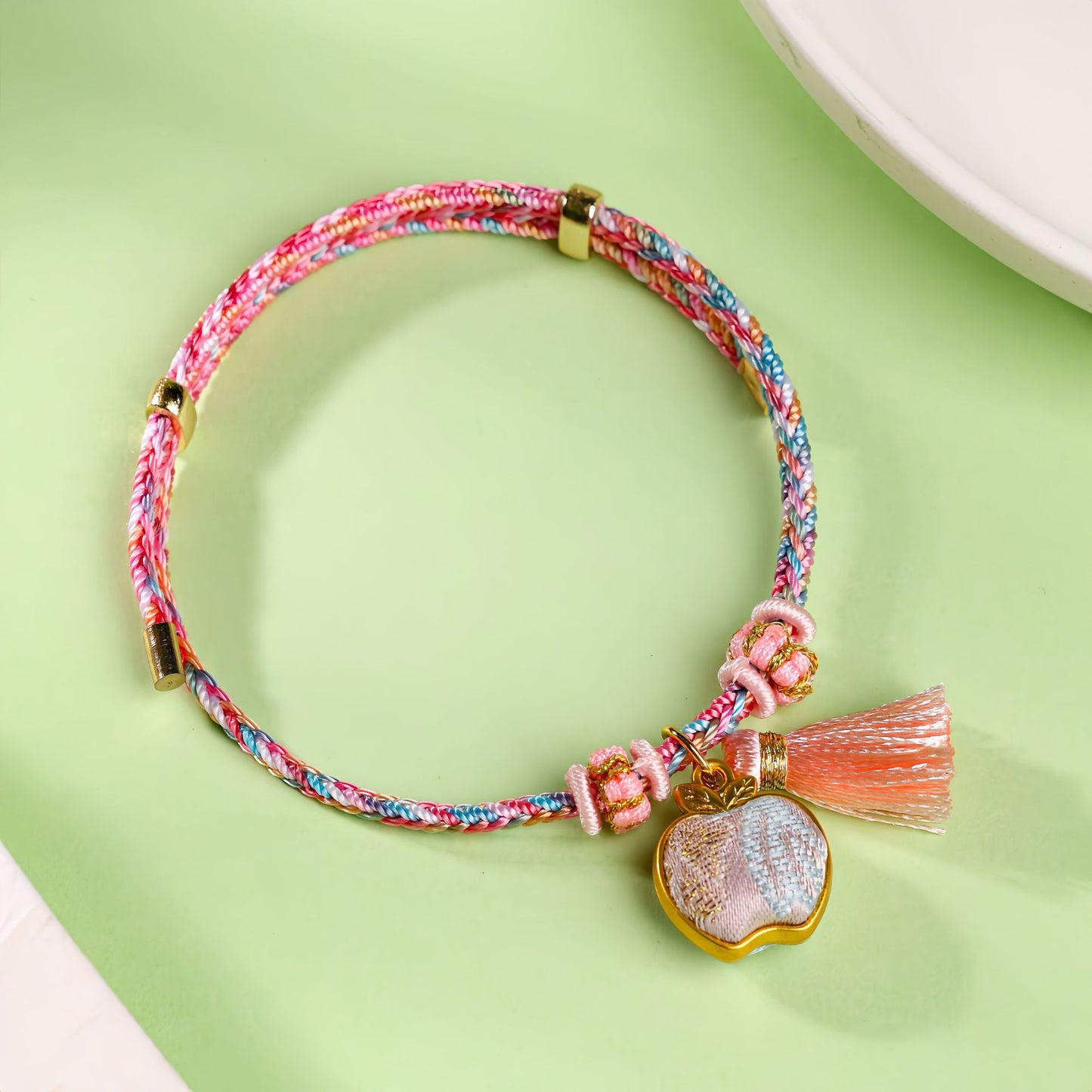 Brocade Colorful Braided Rope Dragon Boat Festival Carrying Strap Hand-woven Bracelets