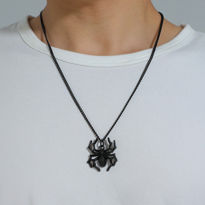 Cute Spider Alloy Personality Creative Design Necklace