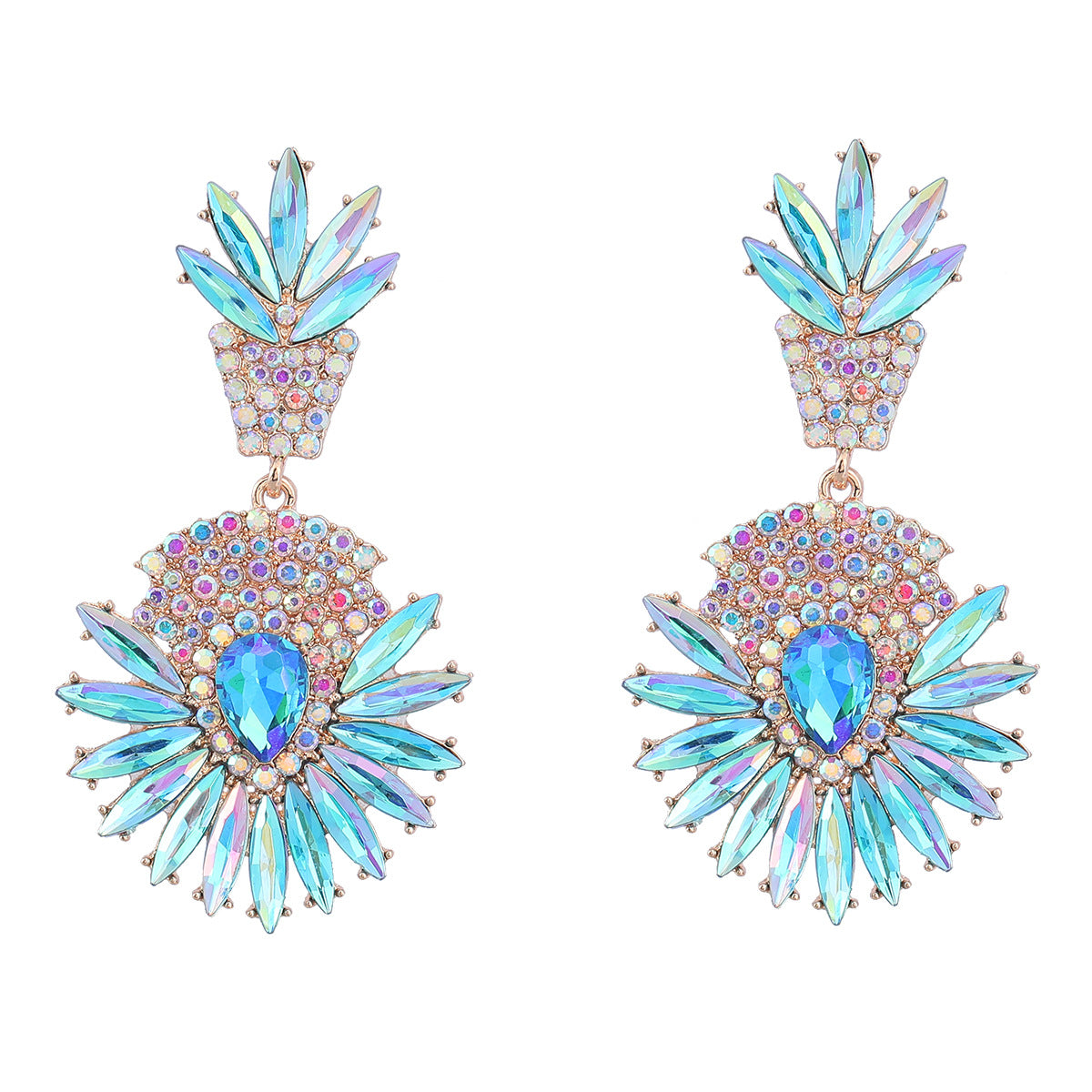 Women's Alloy Flower Bohemian Ethnic Style Full Earrings