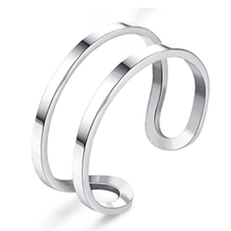 Women's Fashion Opening Foot Korean Style Cold Rings