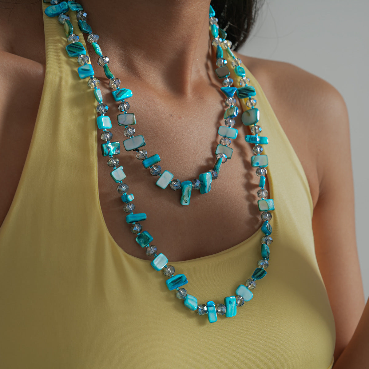 Stacked Niche Personality Vintage Clavicle Chain Light Necklaces