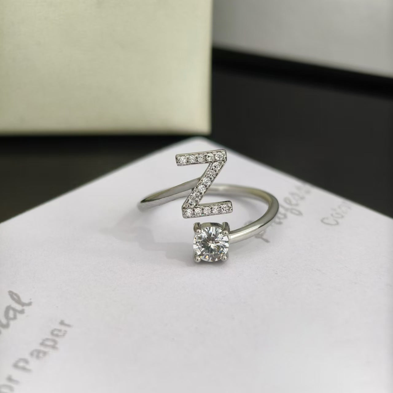Open Female Your Name My Last English Personality Ring