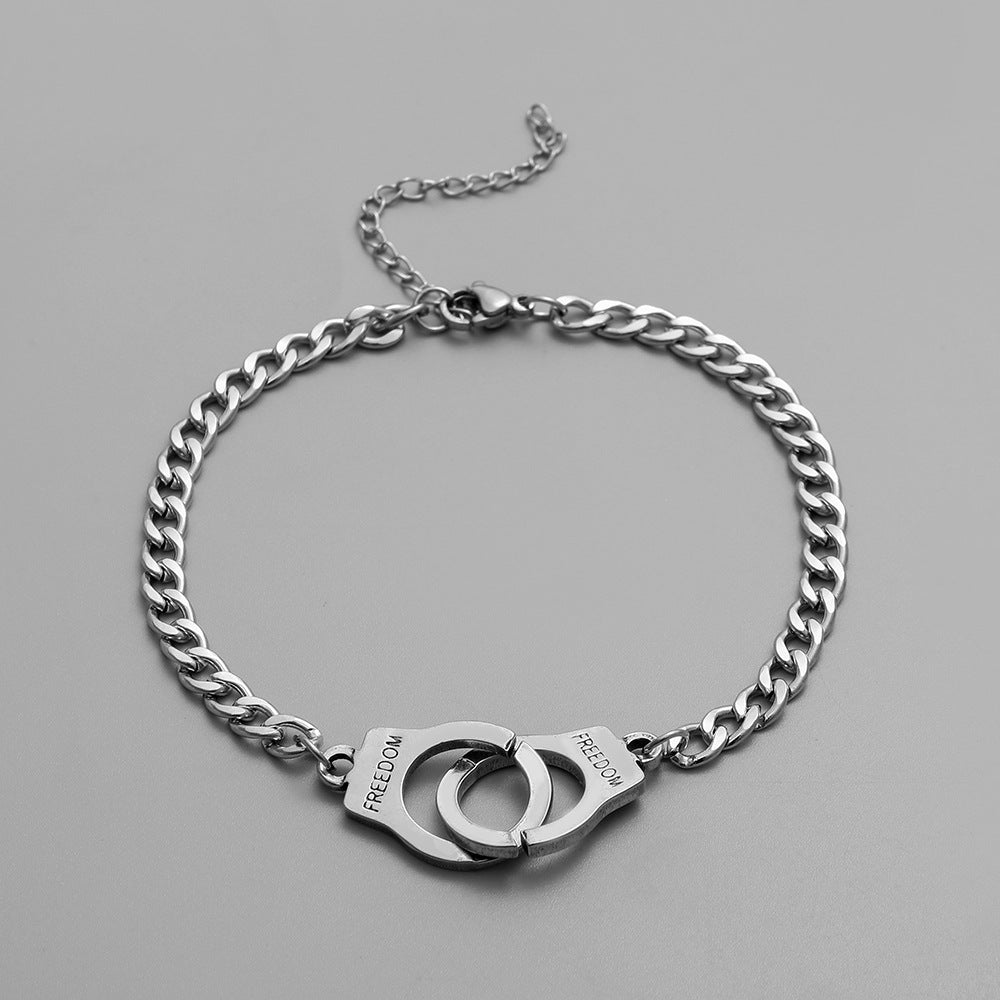 Men's Chunky Chain Cold Style Creative Handcuff Bracelets