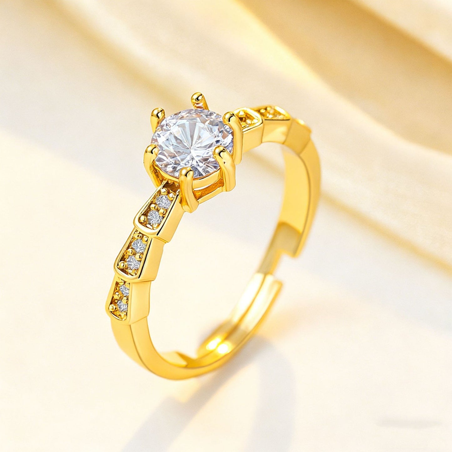 Light Luxury High Sense Opening Adjustable Rings