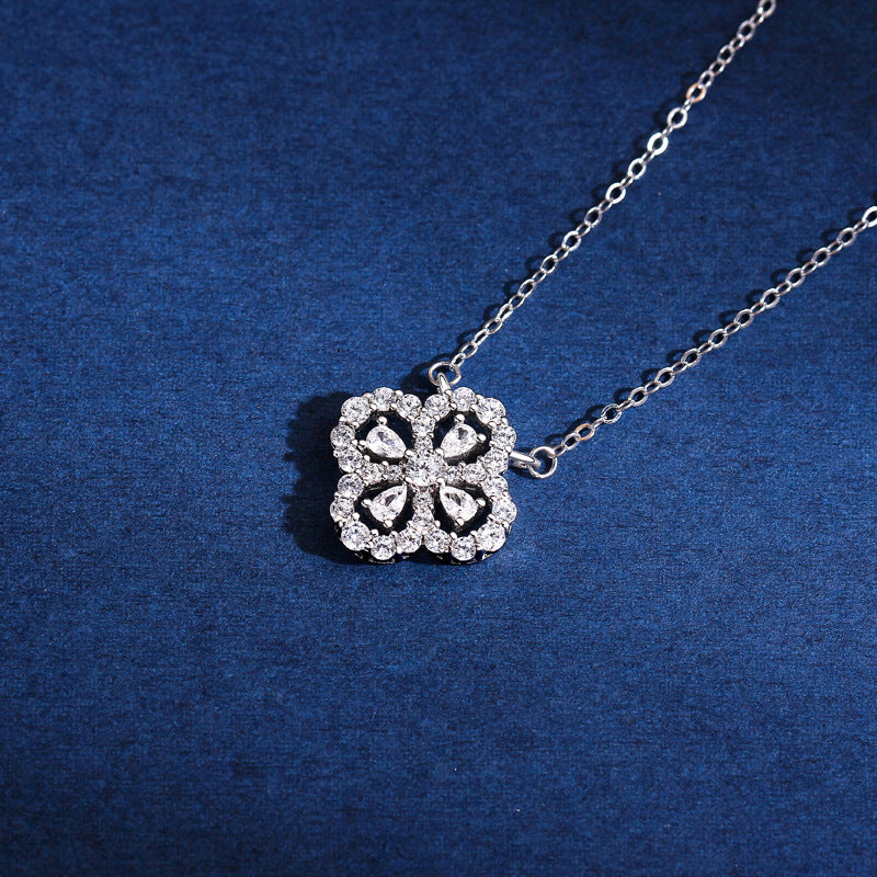 Women's Pure Sier Light Luxury Four-leaf Clover Necklaces