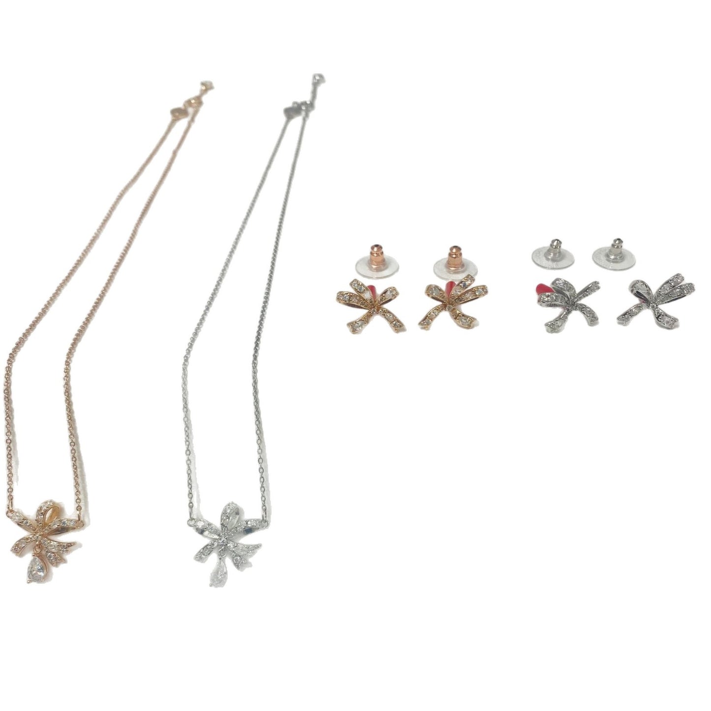Element High Version Bow Shi Sparkling Necklace