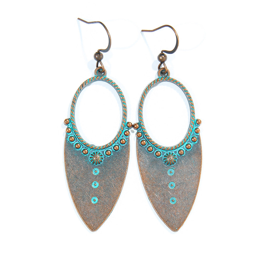 Women's Style Geometric For Dignified Hollow Lady Earrings