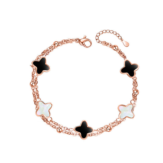 Sier Clover Pork Belly Fashion-Armbänder für Damen von höchster Qualität