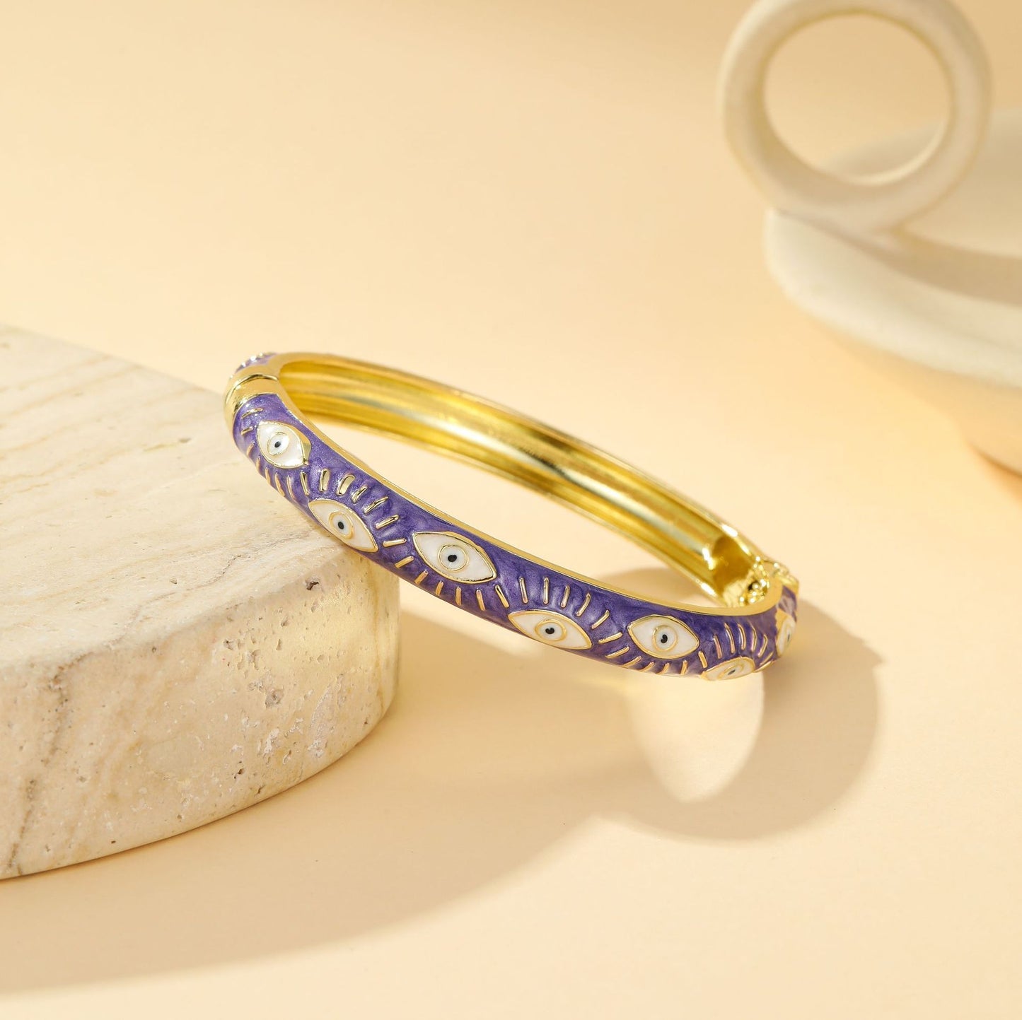 Women's Metal Enamel Vintage Elegant Personalized Bracelet