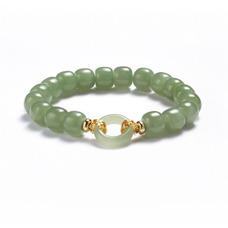 Bracelets de luxe Shi Peace Buckle Jade Light