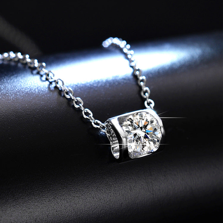 Live Streaming On Imitation Moissanite Swan Necklaces