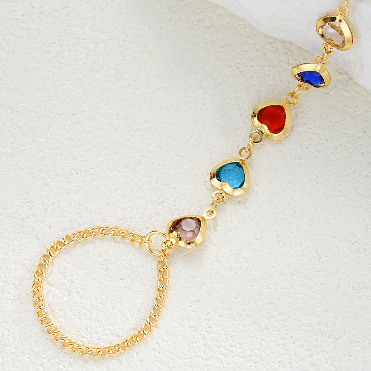 Chain Female Simple Finger Integrated Fashion Bracelet