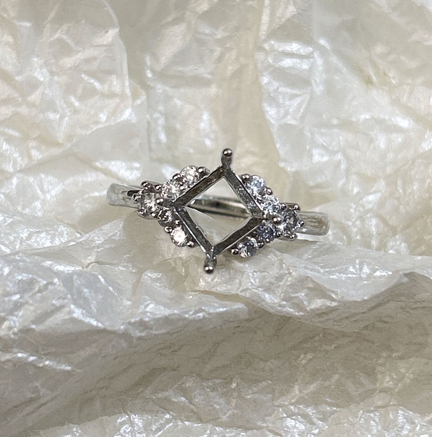 Setting Opening Adjustable Various Sizes Big Diamond Rings
