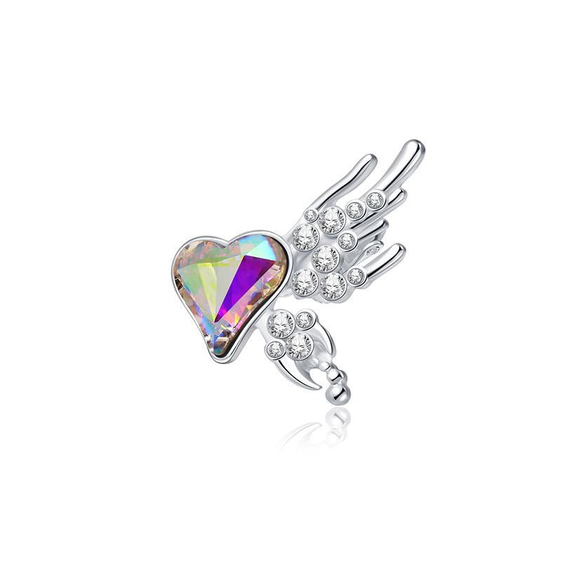 Colorful Lovely Angel Wings Ear Clip Earrings