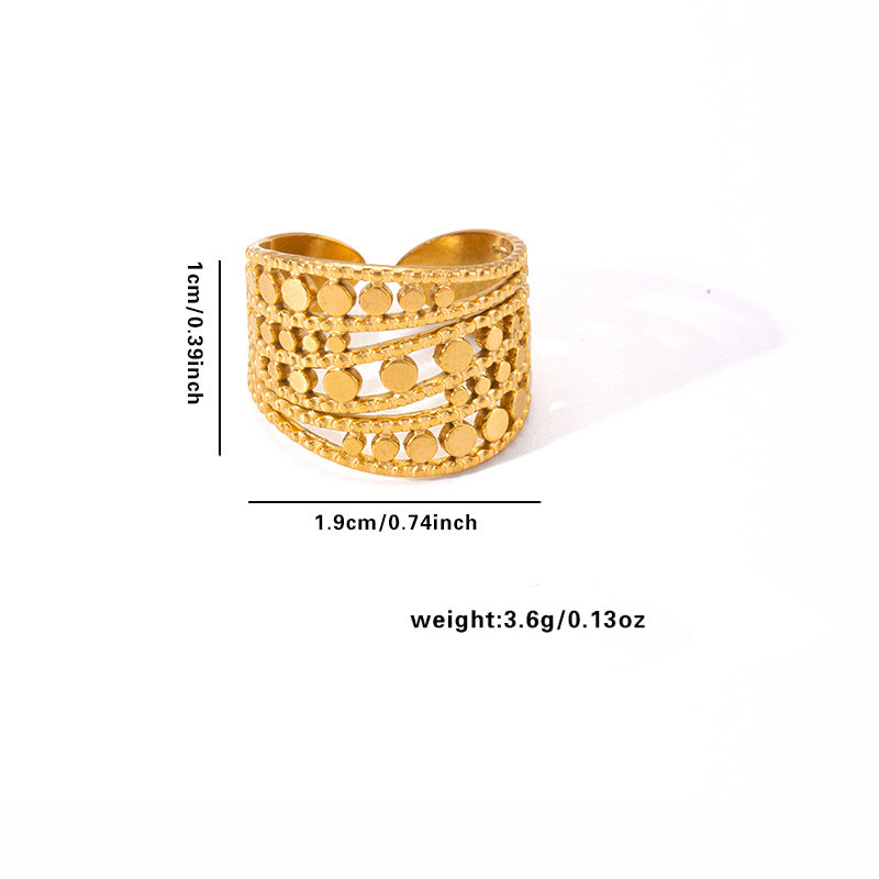 Women's Personality Vintage Ethnic Style Plated Love Ring