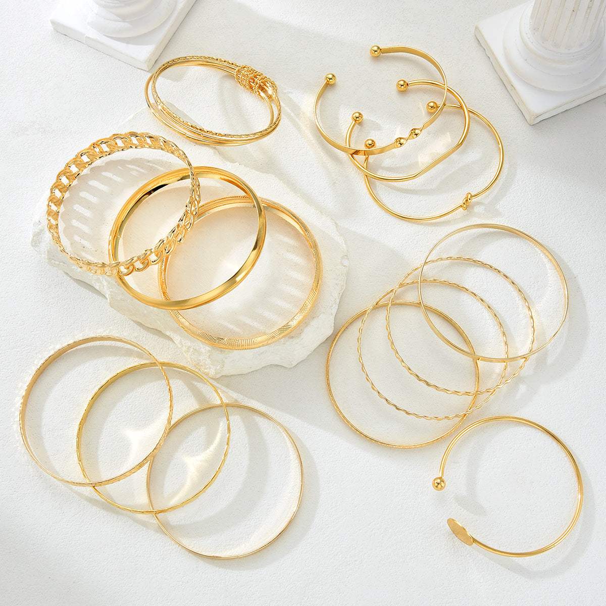 Women's Exquisite Knotted Printed Glossy High Sense Fashion Bracelets