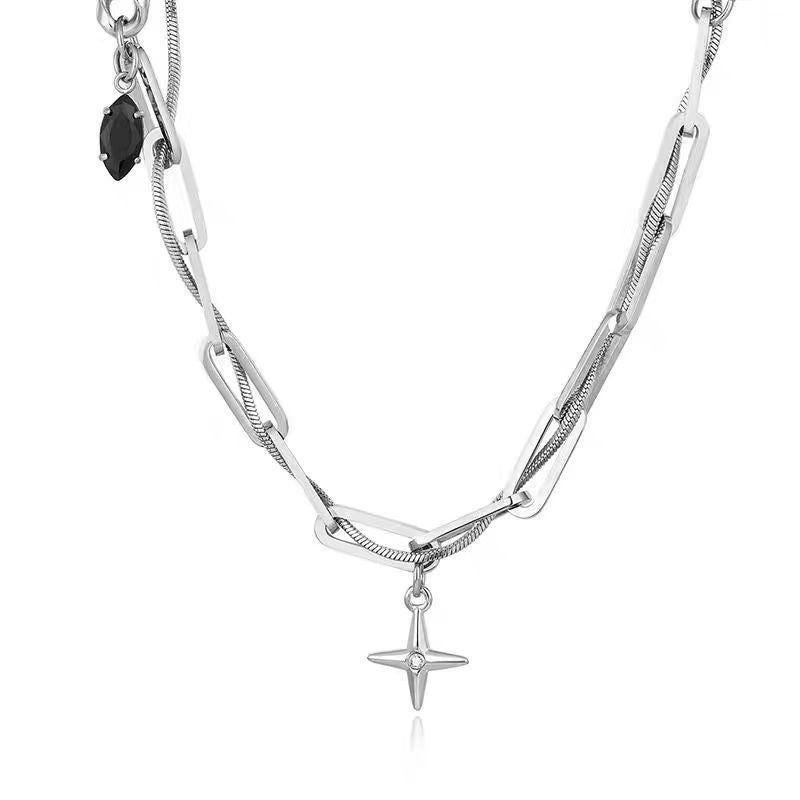 Men's & Women's Star Light Luxury Minority High Sense Fashion Titanium Bracelets