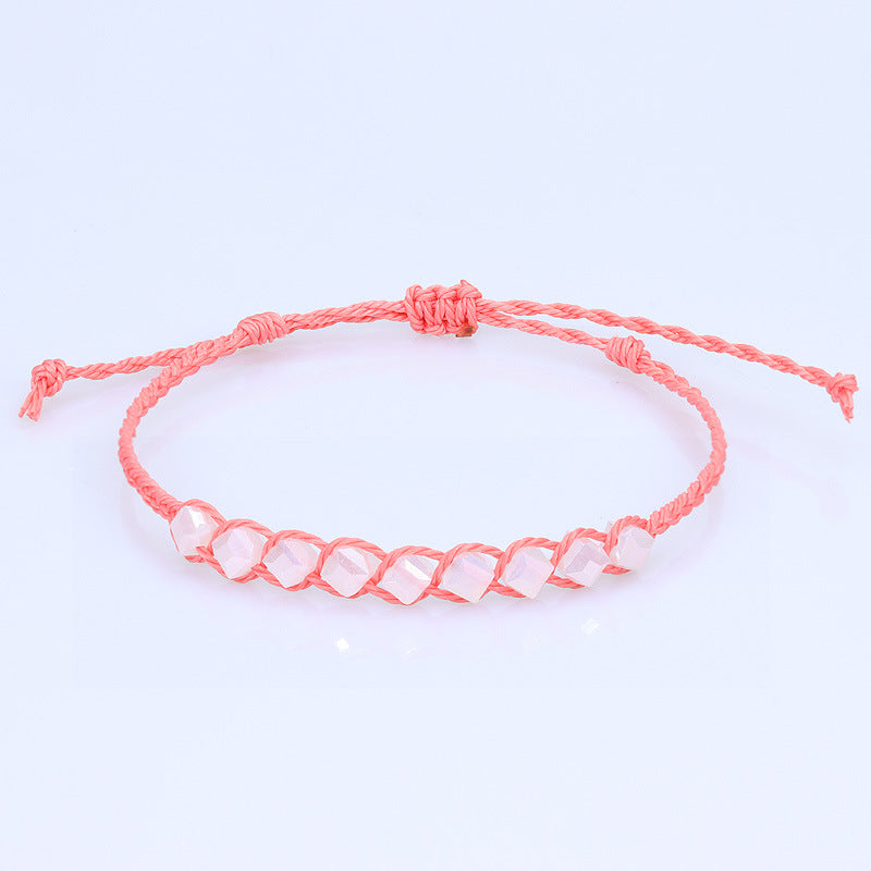 Women's Woven Waterproof Wax Line Bohemian Creative Elegant Bracelet