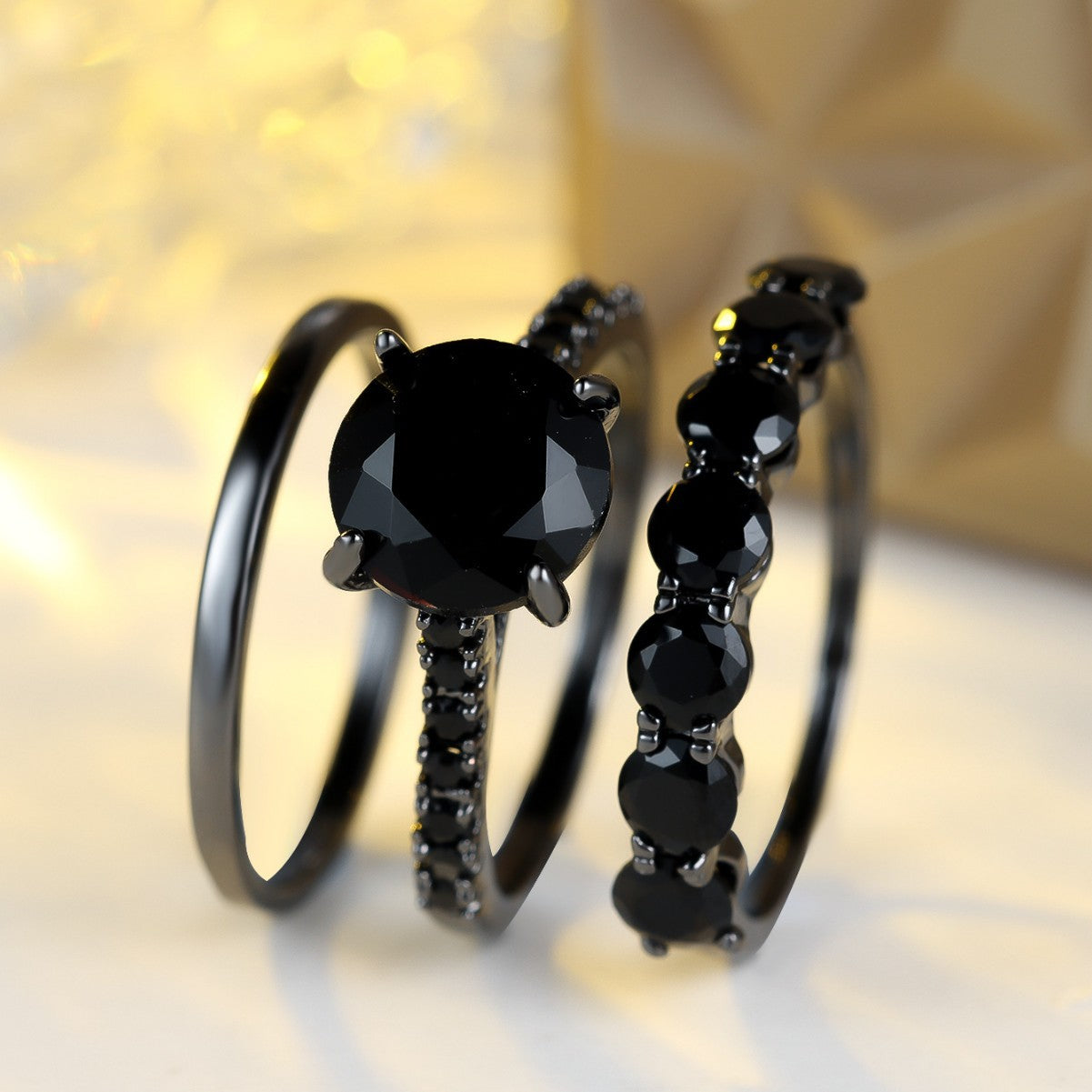 Double Diamond Zircon Fashion Lady Trend Ring