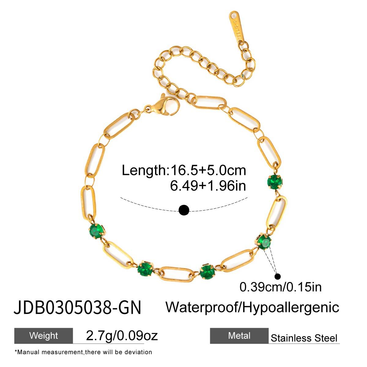 Ding Titanium Steel Zircon For Stainless Bracelet