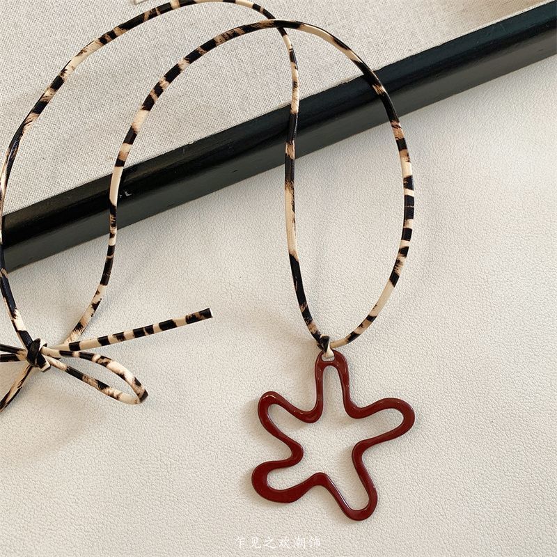Bow Long Sweater Sier Versatile Accessory Necklace