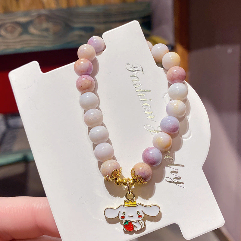 Clow en mélamine pour femmes, cadeau mignon en céramique pour bracelets