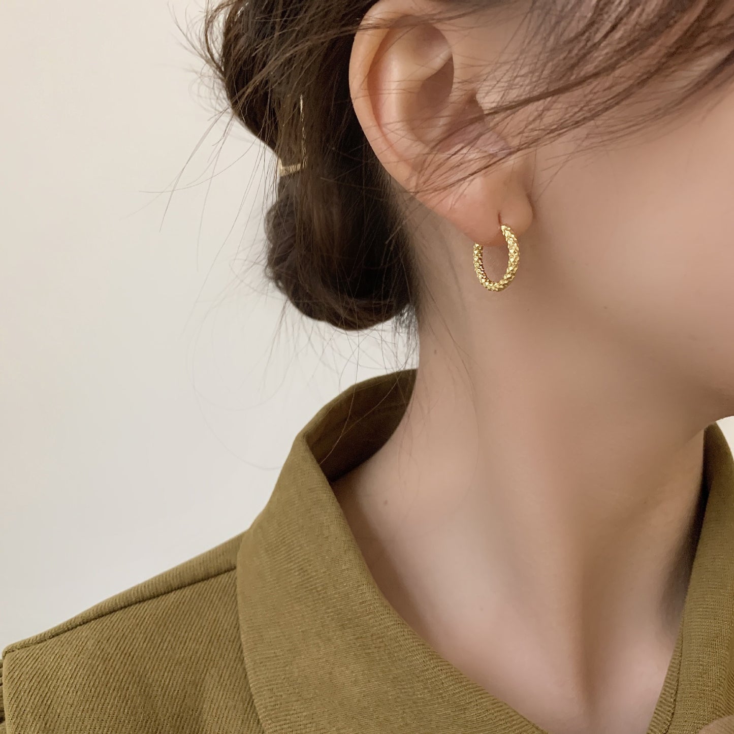 Boucles d'oreilles géométriques étoilées en acier pour femmes, sans décoloration, pour boucles d'oreilles simples