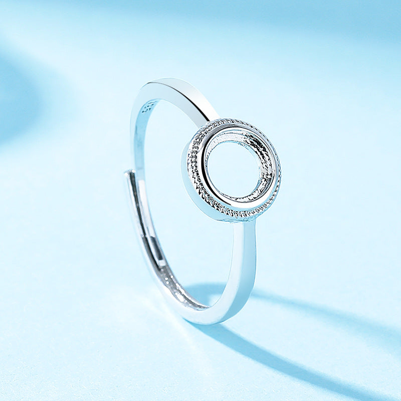 Women's Open Setting Empty Holder Inset More Sizes Imitation Rings