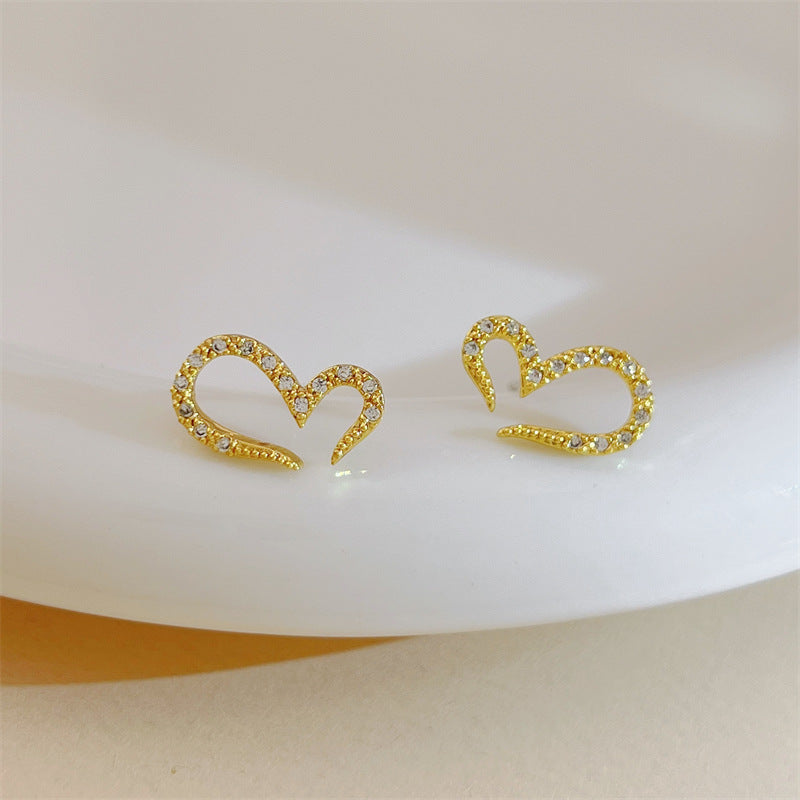 Trendy Niche Design Simple Cold Style High-grade Earrings