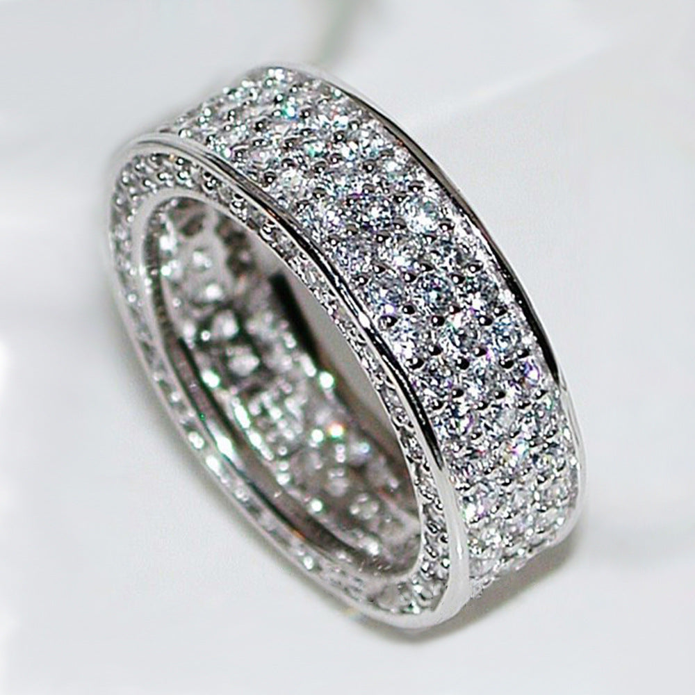 Attractive Korean Starry More Than Zircon Rings