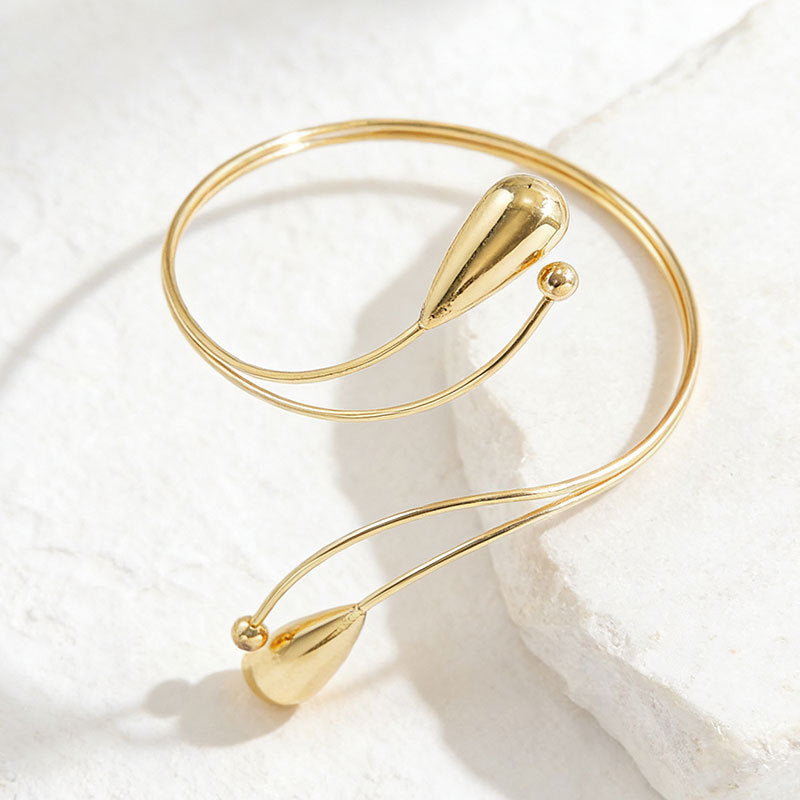 Adjustable Water Drop Armband High Sense Exaggerated Personalized Fashion Hand Bracelet