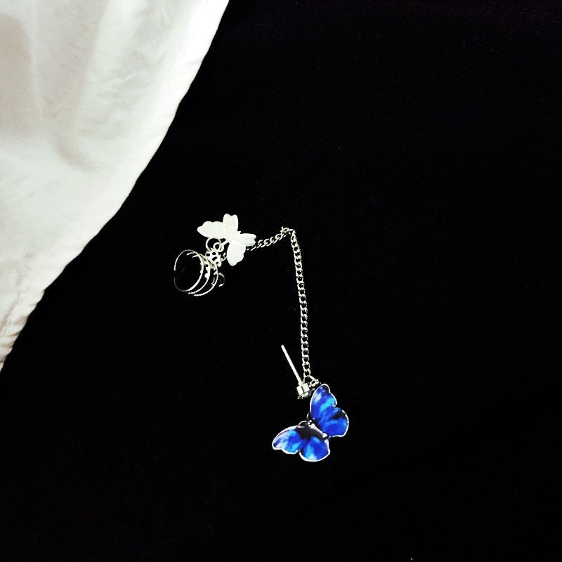Heart Cold Style Cool Fairy Butterfly Ear Clip