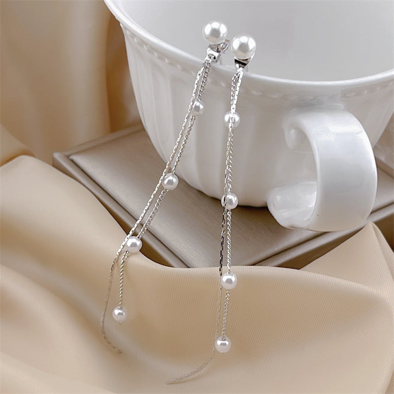 Elegant Bowknot Pearl Exquisite Design Personalized Earrings